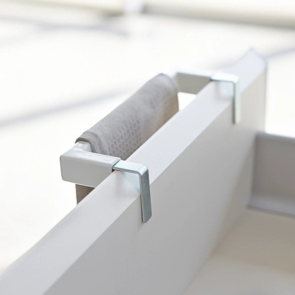 Valge rippuv köögirätiku hoidja Tower - YAMAZAKI-image-2