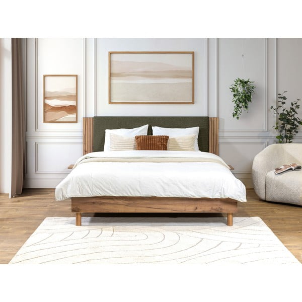 Roheline kaheinimesevoodi 140x190 cm Lior - Bobochic Paris-image-2