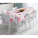 Jõululaudlina puuvillase seguga Punane , 140 x 180 cm Snowflakes - Minimalist Cushion Covers