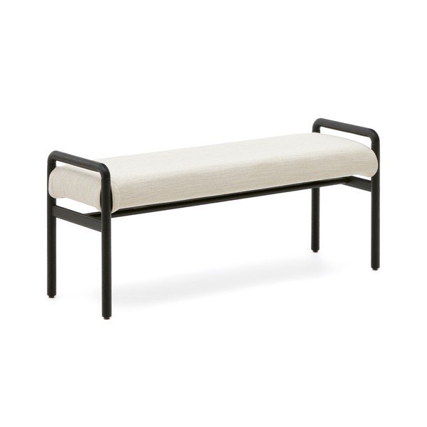 Must-kreem šenillist pink Macaret - Kave Home-image-2