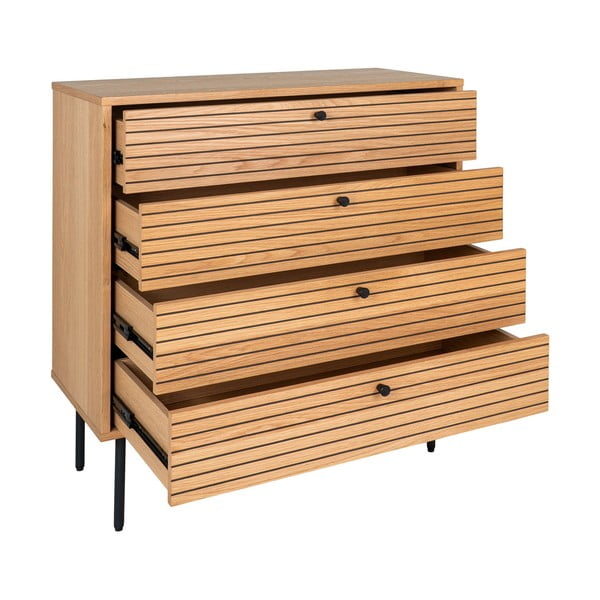 Kõrge paplispooniga kummut 80x85 cm Kyoto - House Nordic-image-2