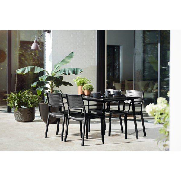 Must plastikust aiatool Metaline - Keter-image-2