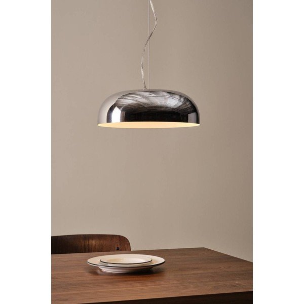 Läikiv hõbedane terasest ripplamp ø 35 cm Ragge - Jotex-image-1