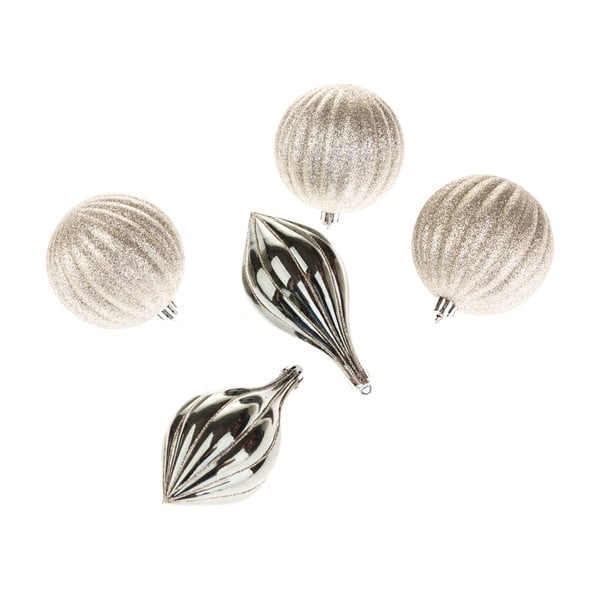 5-st ripatsist koosnev komplekt hõbedast kaunistusi - Dakls