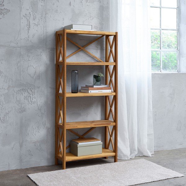 Tammepuidust riiul 70x161 cm X-Shelf - Unique Furniture-image-1