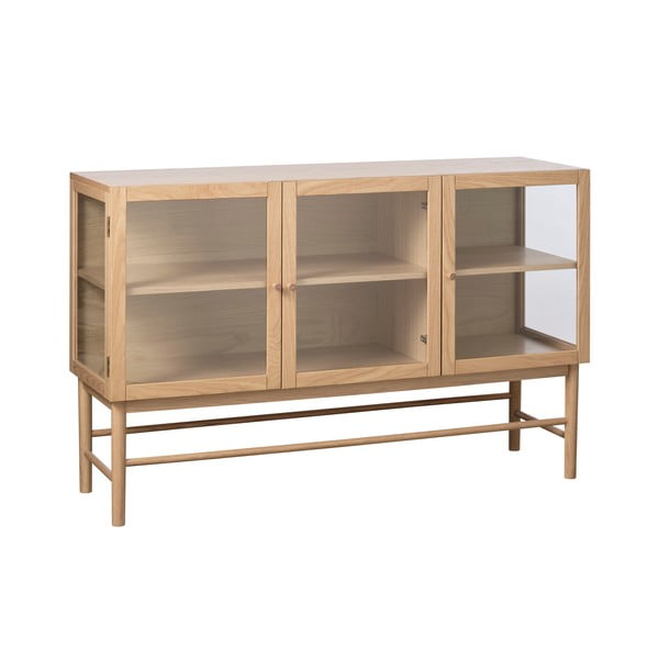 Tammepuust vitriinkapp  88x140 cm Elba - Unique Furniture-image-2