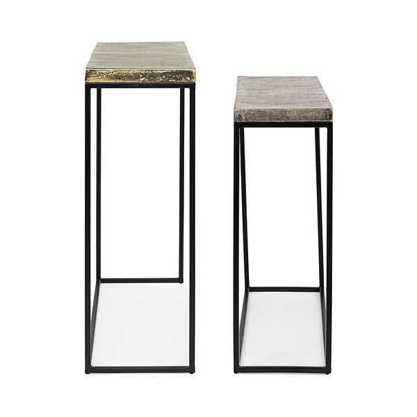 Metallist konsoollauad komplektis 2 tükki 29x99 cm Amira - Bizzotto-image-2