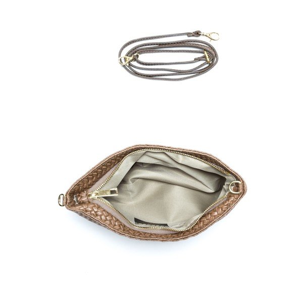 Šedo-hnědá kožená kabelka Isabella Rhea no. 8029-image-4