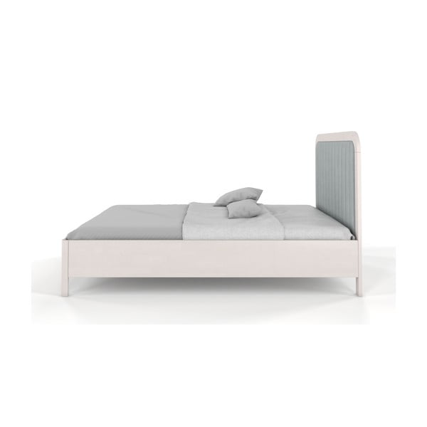 Valge kahekordne voodi pöögipuidust , 200 x 200 cm Visby Modena - Skandica-image-3