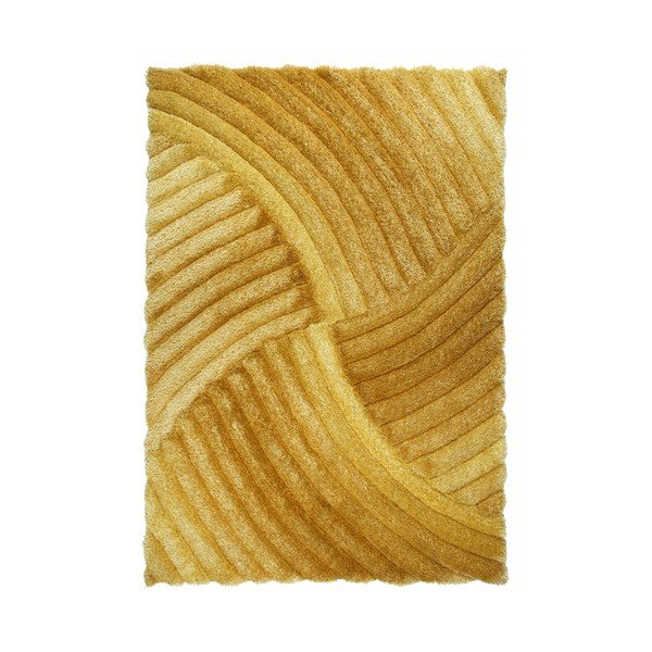 Oranžový koberec Flair Rugs Furrow, 120 x 170 cm