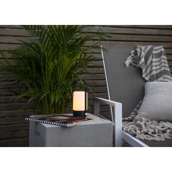 Must ja beež LED-latern, kõrgus 19 cm Flame - Star Trading-image-3