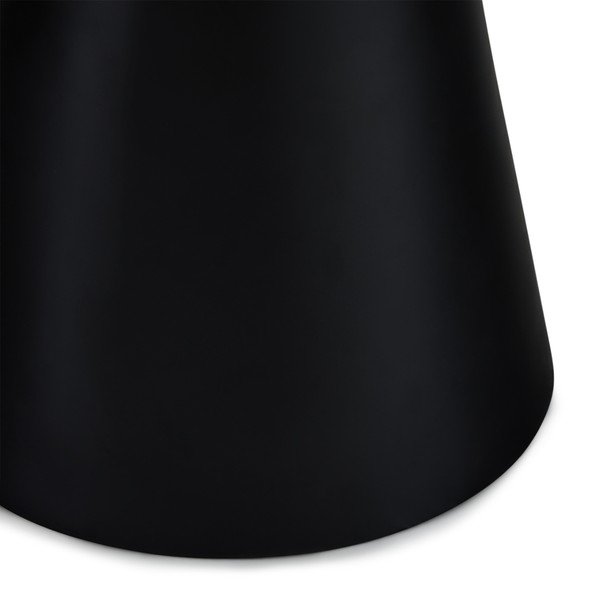 Helehall-must marmoridekooriga diivanilaud ø 60 cm Tango - Furnhouse-image-4