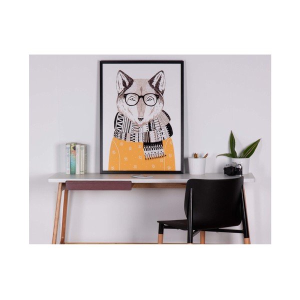 Maal Wolf, 60 x 80 cm Fox - sømcasa-image-1