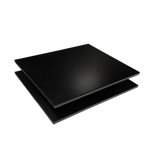 Mustad riiulid modulaarsele riiulisüsteemile 2 tk 32x22 cm Mistral Kubus - Hammel Furniture-image-2