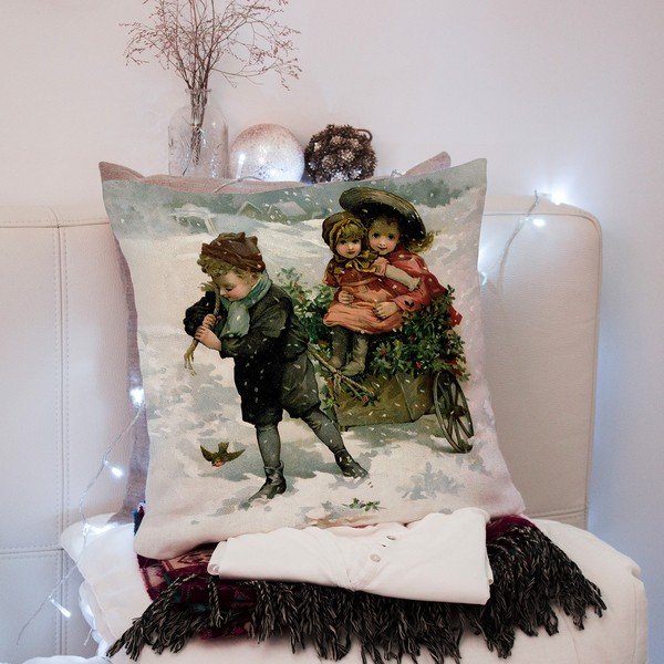 Jõulumotiividega padjapüür 43x43 cm - Mila Home-image-3