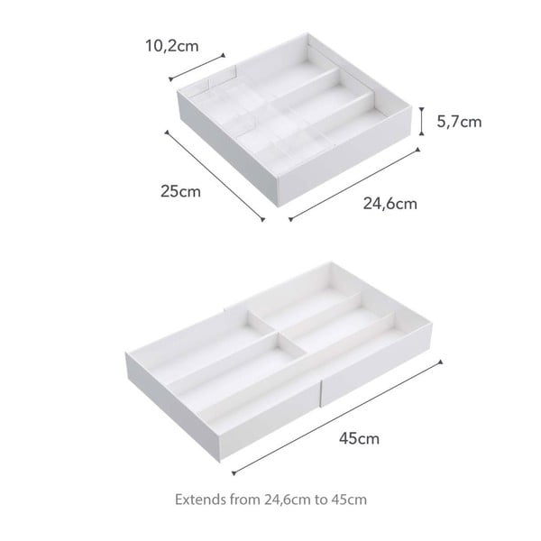 Valge köögisahtli lahtrid Tower - YAMAZAKI-image-3