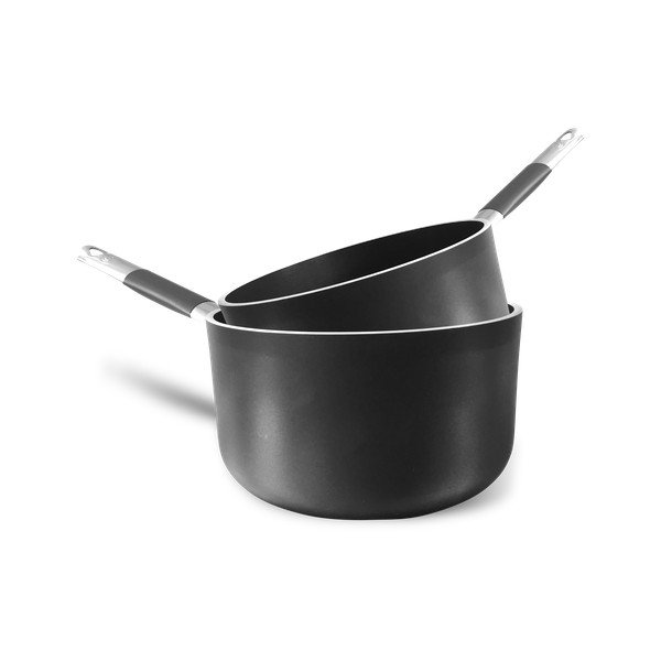 Alumiiniumist kastrul, kleepumisvastase pinnaga Al Black, ø 16 cm - Pentole Agnelli-image-1