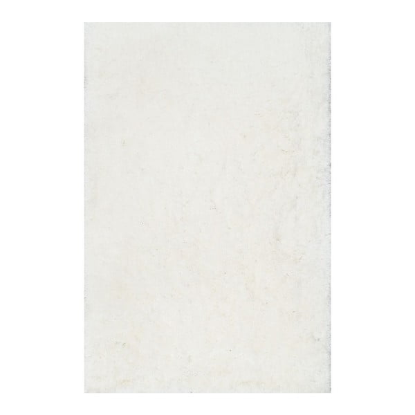 Ručně tuftovaný bílý koberec nuLOOM Fluffy White, 122 x 183 cm