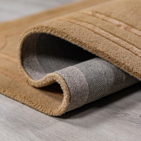 Terrakottapunane käsitsi kootud villane vaip 120x170 cm Gatsby - Flair Rugs-image-3