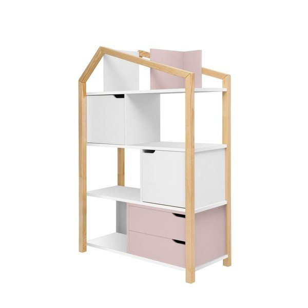 Laste riiul roosade riiulitega , 89 x 130 cm Phoebe Flamingo - BELLAMY-image-2