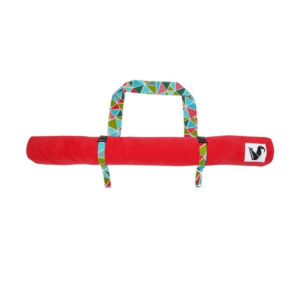 Skládací plážové lehátko a osuška v jednom Sun Seat Tomato