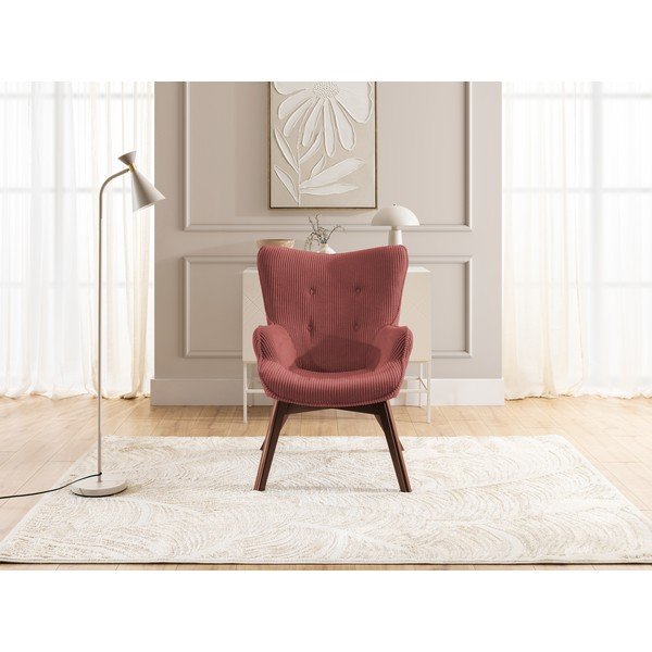 Punane velvetist tugitool Niko - Ropez-image-1