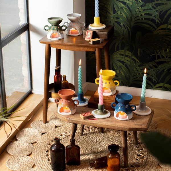 Aromalampa terrakotta Bohemian Home Mojave - Sass & Belle-image-2