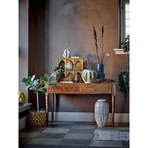 Pruun käsitsi valmistatud keraamiline vaas Reina - Bloomingville-image-1