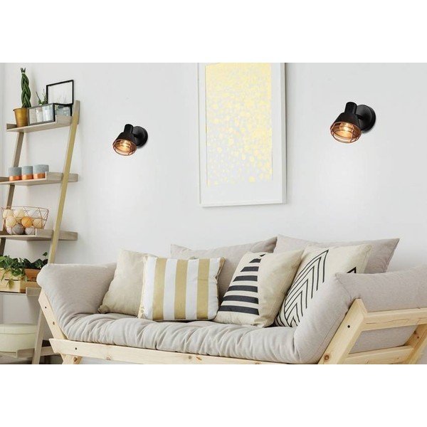 Must metallist seinalamp Neria - Candellux Lighting-image-1