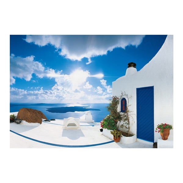 Velkoformátová tapeta Santorini, 366x254 cm