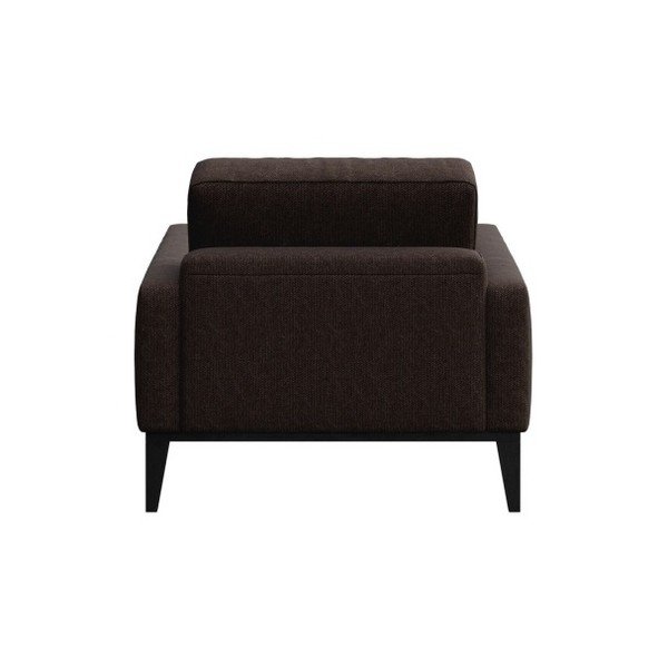 Hnědé křeslo MESONICA Musso Tufted-image-1