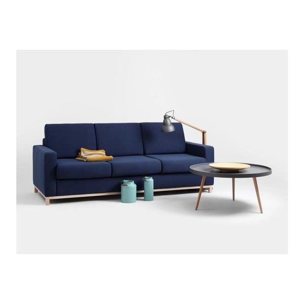 Modrá rozkládací třímístná pohovka Custom Form Scandic-image-4