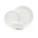 12-osaline valgete portselanist nõude komplekt Purita - Bonami Essentials