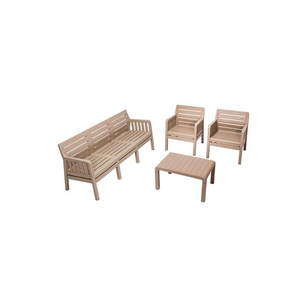 Beež aiamööbli komplekt 5-le Lara - Floriane Garden
