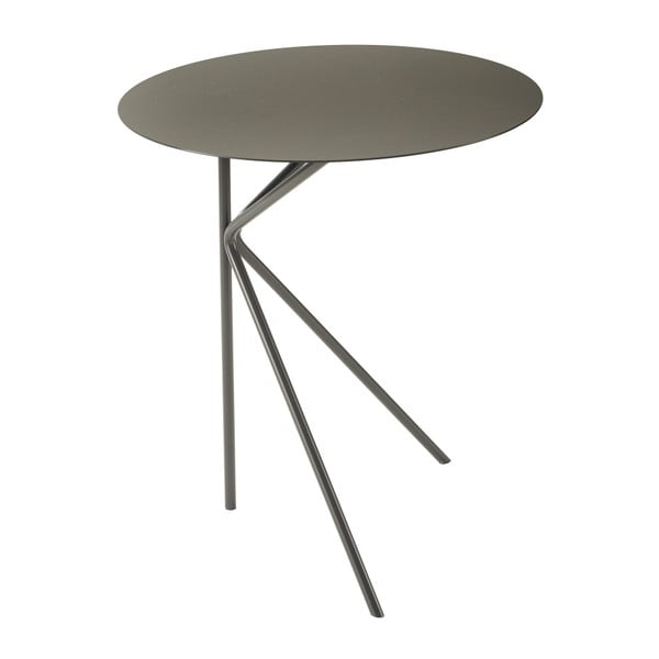 Tmavě šedý příruční stolek MEME Design Twin