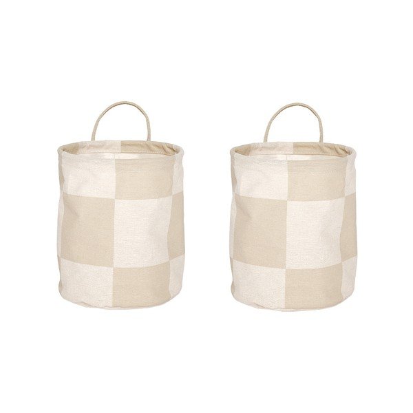Riidest korvid komplektis 2 tk ø 18x22 cm Chess - OYOY Living Design