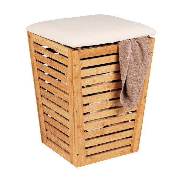 Bambusest pesukorv 55 l - Wenko-image-2