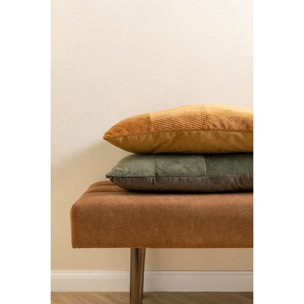 Roheline sametpadi Samet, 60 x 30 cm Ribbed - PT LIVING-image-1