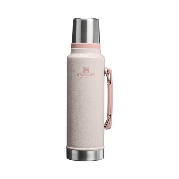 Heleroosa roostevabast terasest termos 1,4 l Legendary Classic Bottle Hammertone Rose Quartz - Stanley
