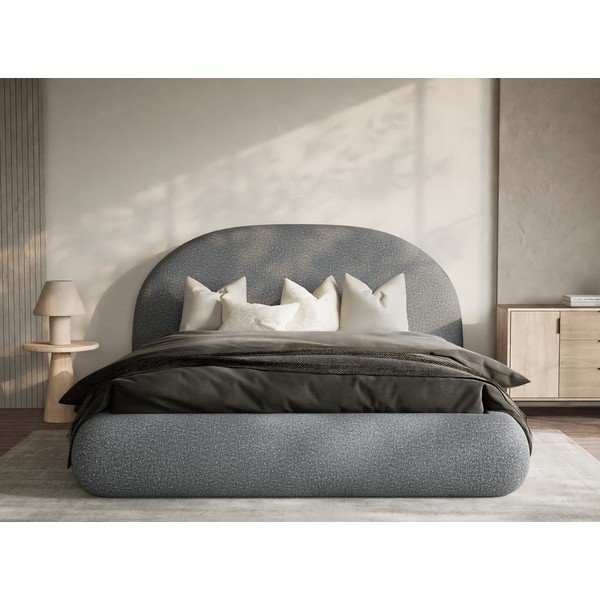 Hall polsterdatud kaheinimesevoodi panipaigaga ja liistudest raamiga 140x200 cm Maumere - Maison de Rêve-image-4