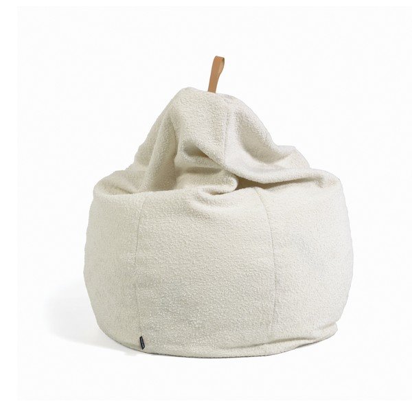 Valge diivanikott, ø 70 cm Vicka - Kave Home-image-1