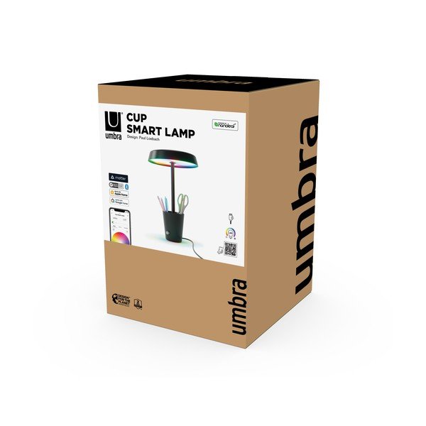 Matt must LED laualamp (kõrgus 31 cm) Cup - Umbra-image-4