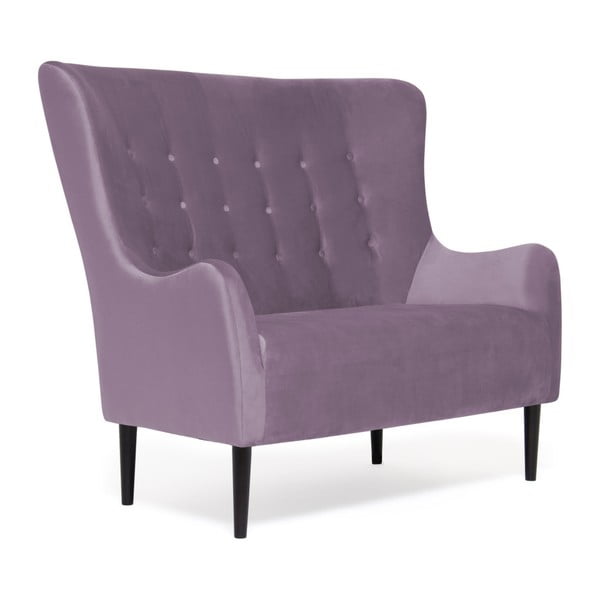 Fialová dvoumístná pohovka Vivonita Blair-image-2