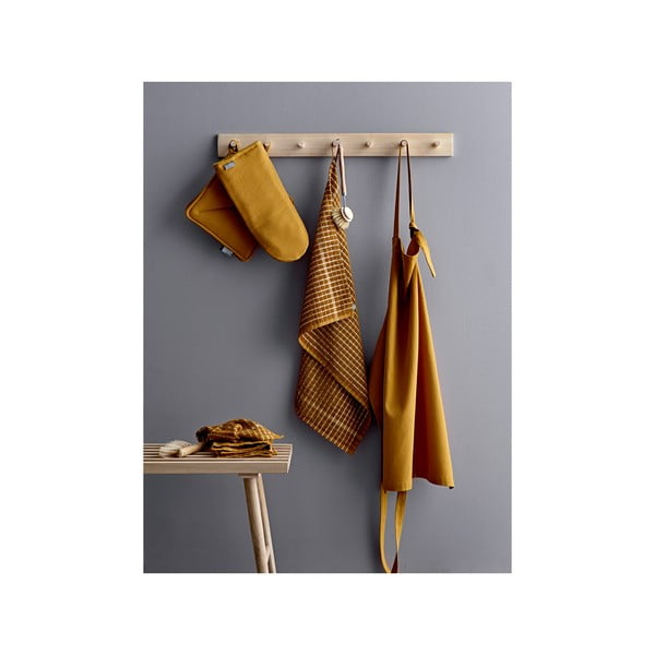 Kollane puuvillane köögi esiliin - Södahl-image-1