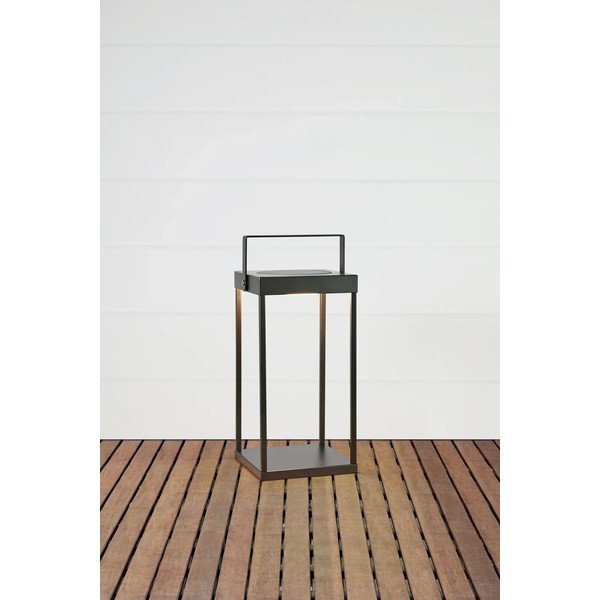 Must päikesepaneeli/USB-ga LED-latern (kõrgus 42 cm) Pure - Markslöjd-image-4