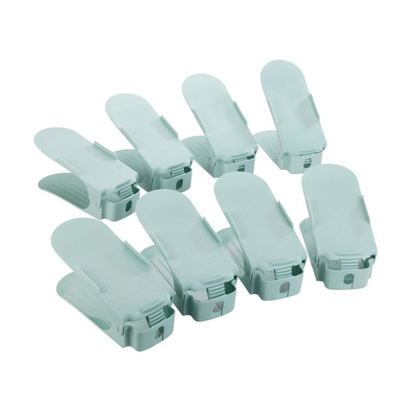 8 türkiissinise reguleeritava jalatsiriiuli komplekt - Wenko-image-3