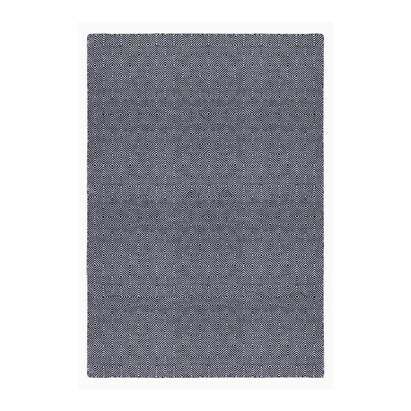Tmavě modrý oboustranný koberec vhodný i do exteriéru Green Decore Solitaire, 60 x 90 cm