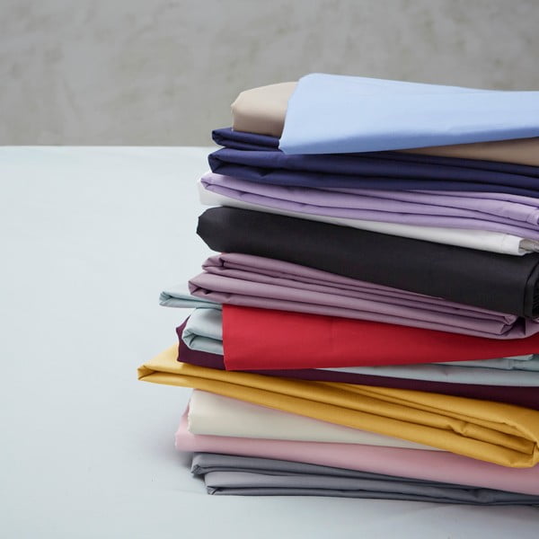 Kollane perkal-puuvillane kummiga lina 90x190 cm Easy Iron Percale - Catherine Lansfield-image-4