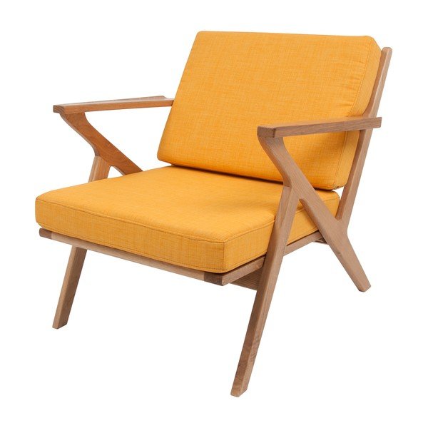 Křeslo Present Time Rest Oak Yellow