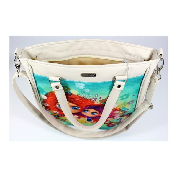 Světlá velká kabelka Dara bags Dušinka Adélka-image-2